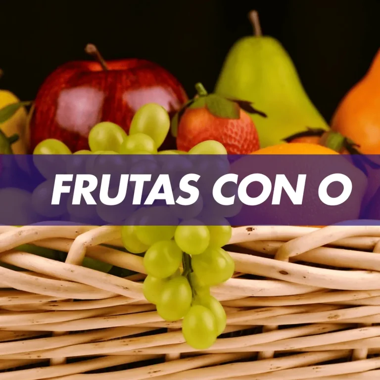 FRUTA CON O