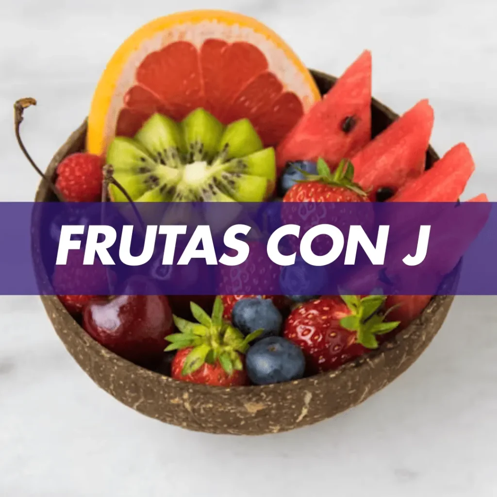 fruta con j